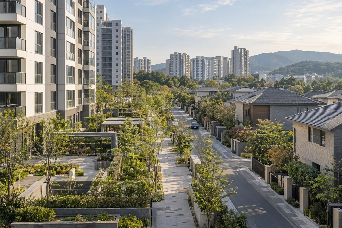 경기도 주택가 풍경