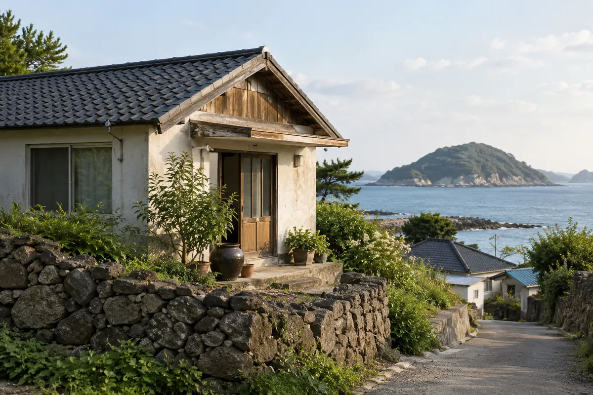 전라남도 주택가 풍경