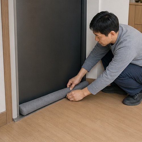 현관 롤방충망 셀프 설치