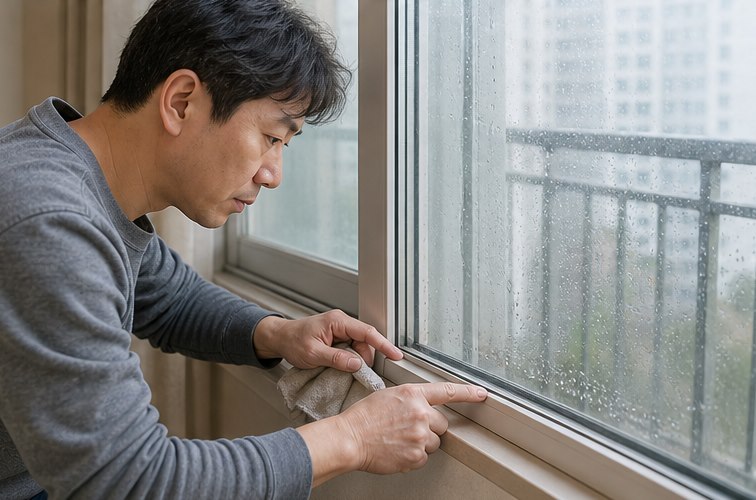 베란다 결로 곰팡이 잡는 법
